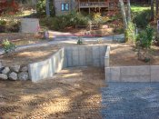 parking retaining wall