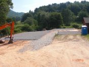 gravel fill for helipad